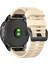 puluz Garmin Fenix ​​6X 26Mm Bej Için Resmi Dokusu Saat Bandosu (Yurt Dışından) 3