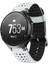 puluz Garmin Forerunner 220 Silikon Kordonlu Saat Siyah Beyaz Için (Yurt Dışından) 3