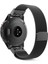 puluz Garmin Fenix ​​5X Paslanmaz Çelik Metal Kordonlu Bebek Için Siyah (Yurt Dışından) 2