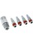 5x Hava Hızlı Bağlantı Kavramları Bağlayıcı Seti 1/4 "npt Kuplör / Fiş 5