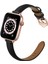 puluz Kayış Apple Watch Uyumlu Series 7 45Mm / 6 & Se & 5 & 4 44Mm / 3 & 2 & 1 42Mm Siyah Gül Altın Toka (Yurt Dışından) 2