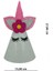 Unicorn Simli Eva Şapka, 27 cm - Fuşya 2