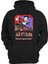 Batman Arkham Baskılı 3 Ipl. Şardonlu 600 Gr. Siyah Kapüşonlu Sweatshirt 1