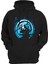 Avatar Baskılı 3 Ipl. Şardonlu 600 Gr. Siyah Kapüşonlu Sweatshirt 1