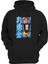 Dragonball Baskılı 3 Ipl. Şardonlu 600 Gr. Siyah Kapüşonlu Sweatshirt 1