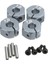 12MM Tekerlek Göbek Adaptörü Hsp 94101 94108 94110 1/10 Rc Buggy Car Titanyum (Yurt Dışından) 1