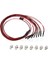 1:10 Rc Araba LED Gece Lambası 8 Adet Far 1/8 Rc Hsp Için Parlak 5