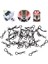 1/10 1/12 1/16 Rc Buggy Siyah Metal Bodyshell Klipler Redcat Hpı 50X Için Pimleri(Yurt Dışından) 5