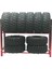 Kırmızı Rc Araba Lastik Display Raf Depolama Garaj 1/10 SCX10 Dıy Değiştirmeler Için (Yurt Dışından) 2