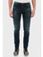 Pamuklu Skinny Fit Dar Paça Jeans Erkek Kot Pantolon EX1002K006BARTEZ 2