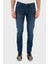 Pamuklu Skinny Fit Dar Paça Jeans Erkek Kot Pantolon EX1002K005BARTEZ 2