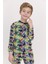 Dinosaurs Bejmelanj Erkek Çocuk Pijama Takımı 4
