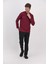 Basic Koyu Kırmızı Erkek Uzun Kol Pijama Takımı 1