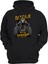 Batman Gym Çift Baskılı Siyah 3 Ipl. Şardonlu Kalın (600 Gr.) Içi Polar Kapüşonlu Sweatshirt Hoodie 2