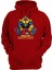 Avengers Thanos Gym Baskılı Kırmızı 3 Ipl. Şardonlu Kalın (600 Gr.) Içi Polar Kapüşonlu Sweatshirt Hoodie 1