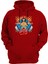 X- Men Wolverine Gym Baskılı Kırmızı 3 Ipl. Şardonlu Kalın (600 Gr.) Içi Polar Kapüşonlu Sweatshirt Hoodie 1