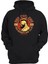 Street Fighter Zangief Gym Baskılı Siyah 3 Ipl. Şardonlu Kalın (600 Gr.) Içi Polar Kapüşonlu Sweatshirt Hoodie 1