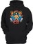 X-Men Wolverine Gym Çift Baskılı Siyah 3 Ipl. Şardonlu Kalın (600 Gr.) Içi Polar Kapüşonlu Sweatshirt Hoodie 2
