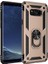 Samsung Galaxy S8 Plus Kılıf Vega Tank Standlı Yüzüklü Mıknatıslı Gold 1