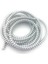 Kablo Kordon Koruyucu Spiral Sarma Kılıf Koruma Silver Shine 1