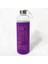 Renkli Kılıflı Cam Matara Mor 1000 ml 1