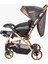 Baby Care Babycare BC65 Capron  Çift Yönlü Bebek Arabası Gold Kahverengi 3