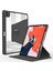 Apple iPad Pro 12.9" 4. Nesil 2020 Kılıf Simplism 360 Dönen Yatay Dikey Standlı Kalemlikli Kılıf 3
