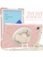 Samsung Galaxy Tab A7 (2020) T500 Silikon + Pc Kılıfı Sakura Pembe (Yurt Dışından) 3