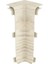 VOX Esquero PVC Süpürgelik Çınar Bianco - ESQ604 Iç Köşe Aksesuarı (1 Paket - 2 Adet) 1