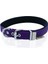 Comfort Yumuşak Dokuma Köpek Boyun Tasması M 2X35-40CM Mor 1