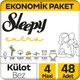 Sleepy Extra Günlük Aktivite Ekonomik Paket Külot Bez 4 Numara Maxi 48 Adet