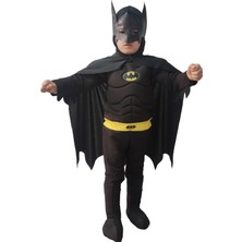 Kostüm Sarayı Batman Kara Şövalye Kostümü Kaslı