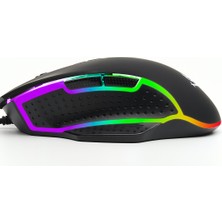 Rush Gloria RM16 Rgb 2400DPI Makro Oyuncu Mouse