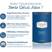 Tahmis Kahvesi Damla Sakızlı Aromalı Türk Kahvesi 250 Grteneke