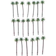 Dynwave 20PCS Model Trees Minyatür Peyzaj Manzarası Plaj Ölçeği Ağaçları Model 5.5cm (Yurt Dışından)