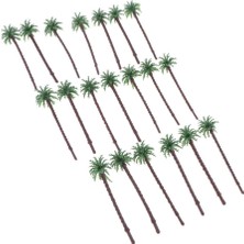 Dynwave 20PCS Model Trees Minyatür Peyzaj Manzarası Plaj Ölçeği Ağaçları Model 5.5cm (Yurt Dışından)