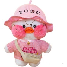 Shenzhen Xin Xin LalaFanfan Cafe Mimi Sevimli Ördek Peluş Oyuncak 30 cm - Pembe (Yurt Dışından)