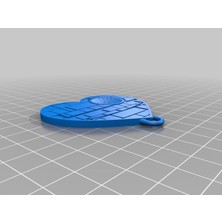 Epm3d Ölüm Yildiz Kalp Anahtarlik Plastik Aparat