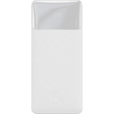 Baseus Bipow Dijital Ekranlı 15W 20.000 Mah Powerbank Beyaz