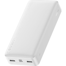 Baseus Bipow Dijital Ekranlı 15W 20.000 Mah Powerbank Beyaz