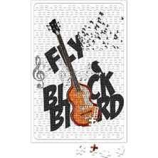 Baskı Dükkanı Bird Music Müzik Gitar Puzzle 240 Parça Yapboz