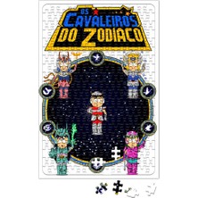 Baskı Dükkanı Cavaleiros Do Zodiaco South Park Puzzle 240 Parça Yapboz