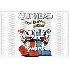 Baskı Dükkanı Cuphead Two Puzzle 240 Parça Yapboz