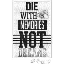 Baskı Dükkanı Die With Memories White Puzzle 240 Parça Yapboz