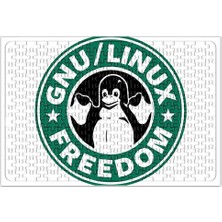 Baskı Dükkanı Gnu Linux Puzzle 240 Parça Yapboz