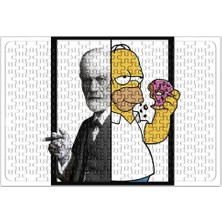 Baskı Dükkanı Homer Freud Puzzle 240 Parça Yapboz