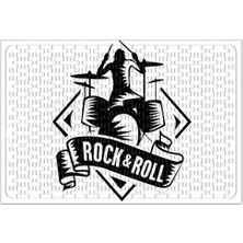 Baskı Dükkanı Rock Roll Müzik Gitar 03 Puzzle 240 Parça Yapboz