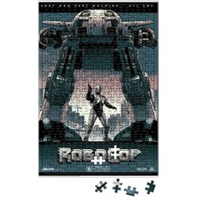 Baskı Dükkanı Robocop Policial Man Puzzle 240 Parça Yapboz