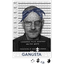 Baskı Dükkanı Walter White Gangsta Branco Puzzle 240 Parça Yapboz