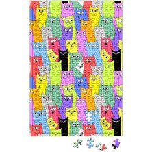 Baskı Dükkanı Sevimli Kediler Cats Puzzle 240 Parça Yapboz